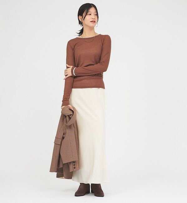 AU BANNISTER「【販売店舗限定】インヒール・チューブロングブーツ【予約】」|ショートブーツ|