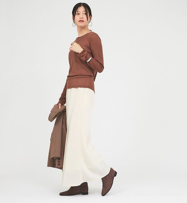 AU BANNISTER「【販売店舗限定】インヒール・チューブロングブーツ【予約】」|ショートブーツ|