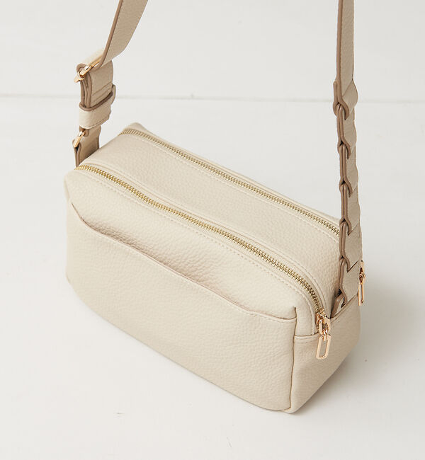 LOWELL things「【TVドラマ使用商品】Frec/WファスナースクエアショルダーBAG」|ショルダー・メッセンジャー|