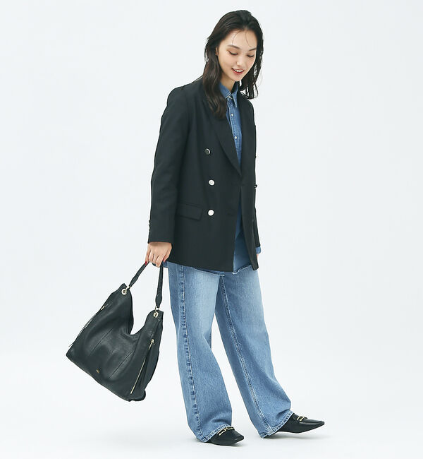 LOWELL things「【再入荷】Valley/かがりレザーワンショルダー」|ショルダー・メッセンジャー|