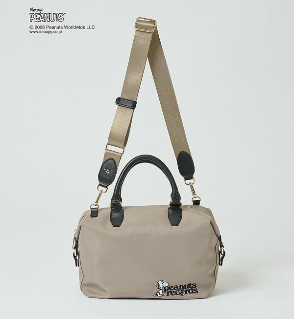 LOWELL things「【PEANUTS&times;LOWELL Things】スヌーピーコラボ 2WAYボストン」|ボストンバッグ|