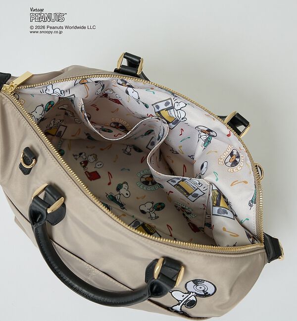 LOWELL things「【PEANUTS&times;LOWELL Things】スヌーピーコラボ 2WAYボストン」|ボストンバッグ|