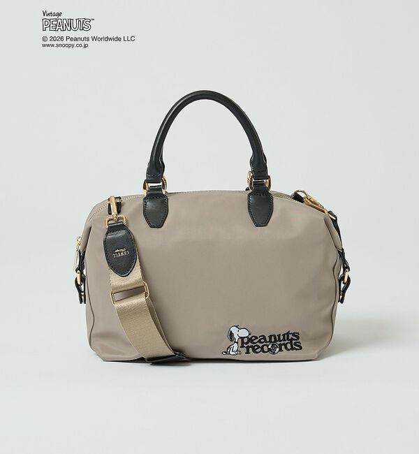 LOWELL things「【PEANUTS&times;LOWELL Things】スヌーピーコラボ 2WAYボストン」|ボストンバッグ|