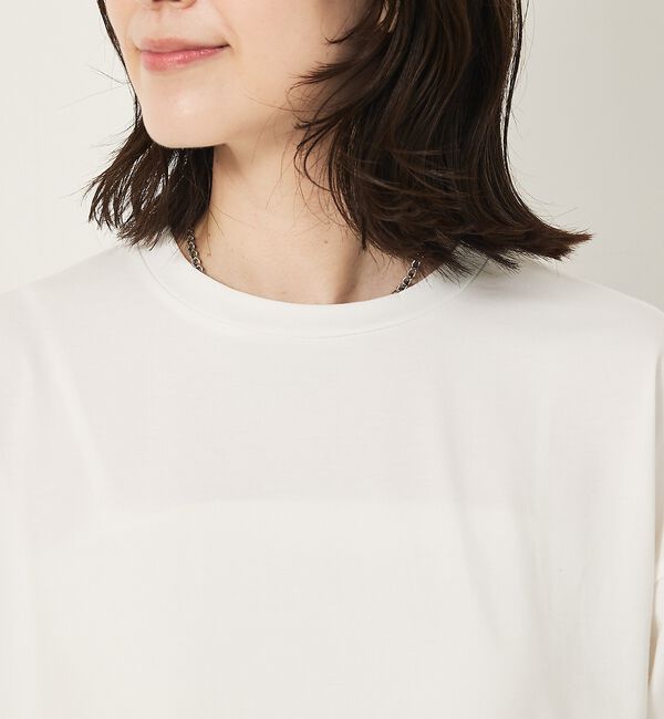 abahouse mavie「【WEB Domani掲載】ベロアビスチェ付ロンT」|Tシャツ・カットソー|