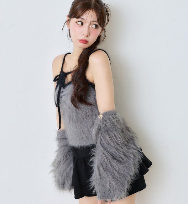 one after another NICE CLAUP「【SMサイズ展開あり】バックレースアップティアードスカパン」|スカート|