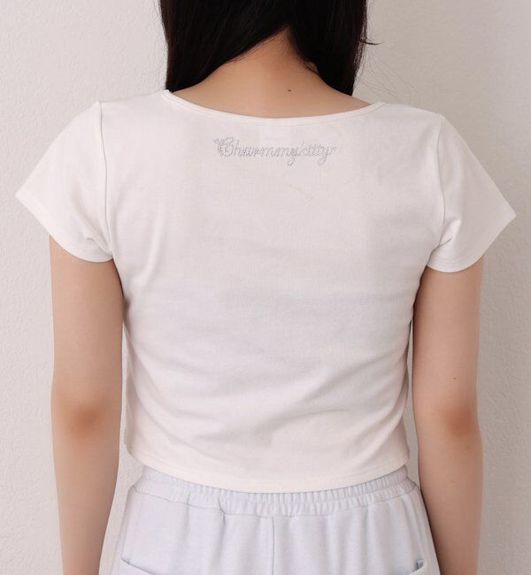 one after another NICE CLAUP「【チャーミーキティ】ラインストーンTee」|その他|