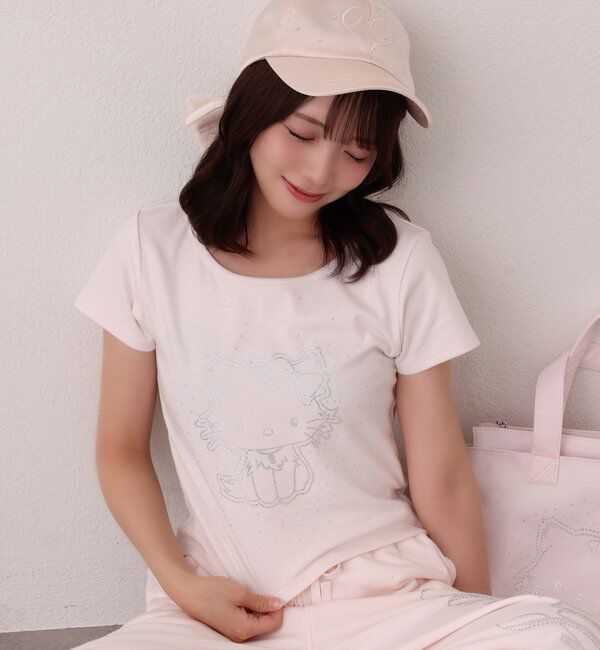 one after another NICE CLAUP「【チャーミーキティ】ラインストーンTee」|その他|