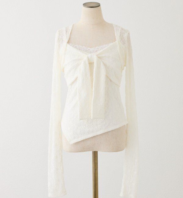 one after another NICE CLAUP「【hinano企画】ボレロセットリボントップス」|その他|