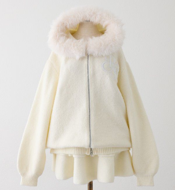 one after another NICE CLAUP「【セットアップ対応】マシュマロニットミニスカート/WEB限定カラーあり」|スカート|
