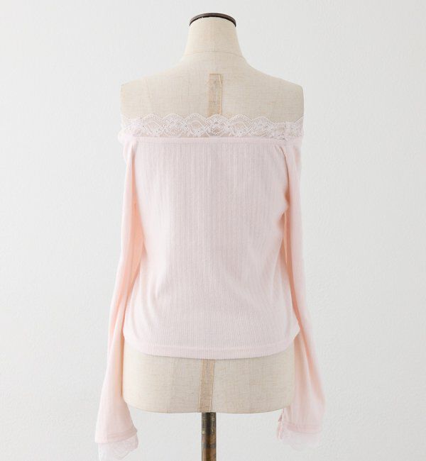 one after another NICE CLAUP「【ヒートジョイ】レーストップス」|Tシャツ・カットソー|