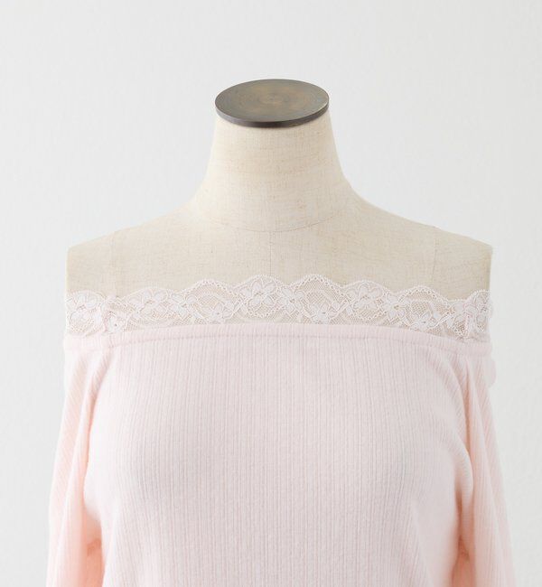 one after another NICE CLAUP「【ヒートジョイ】レーストップス」|Tシャツ・カットソー|