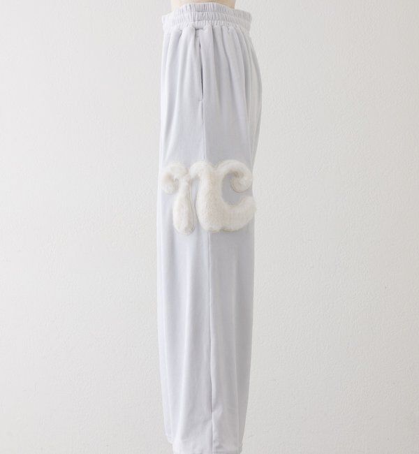 one after another NICE CLAUP「【セットアップ可能/SMサイズ展開】ロゴカットパンツ」|チノ|