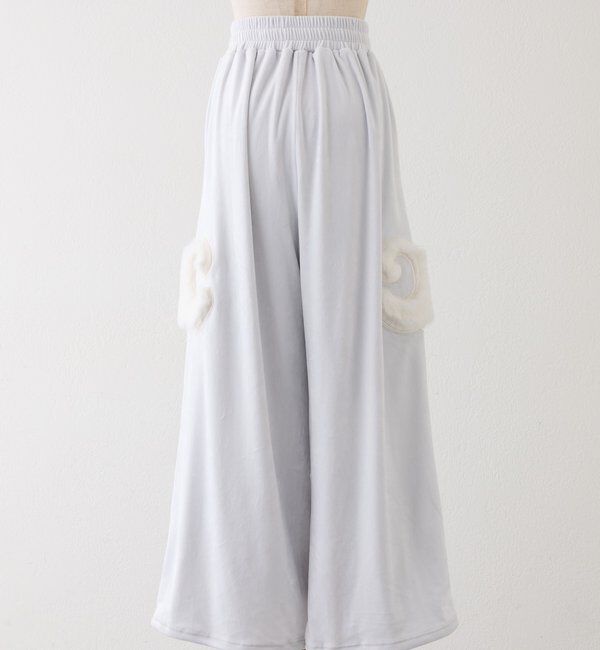 one after another NICE CLAUP「【セットアップ可能/SMサイズ展開】ロゴカットパンツ」|チノ|