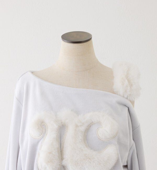 one after another NICE CLAUP「【セットアップ可能】ワンショルロゴトップス」|Tシャツ・カットソー|
