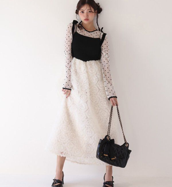 Seemi.by NICE CLAUP「【Seemi.by NICE CLAUP】ドッキングワンピース」|ワンピース|
