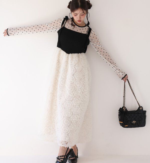 Seemi.by NICE CLAUP「【Seemi.by NICE CLAUP】ドッキングワンピース」|ワンピース|