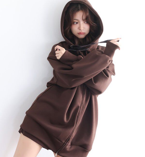 Seemi.by NICE CLAUP「【Seemi.by NICE CLAUP】Seemi.刺しゅう入りパーカー」|プルオーバー|