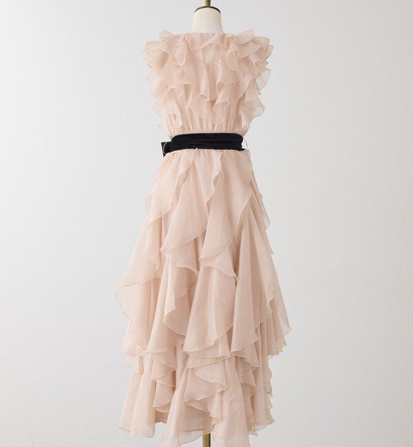 Seemi.by NICE CLAUP「【Seemi.by NICE CLAUP】フリルロングワンピース」|ワンピース|