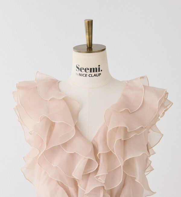 Seemi.by NICE CLAUP「【Seemi.by NICE CLAUP】フリルロングワンピース」|ワンピース|
