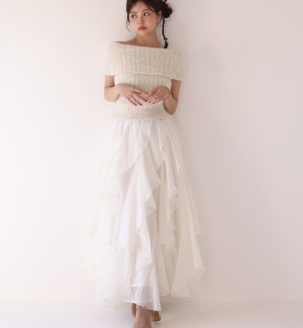 Seemi.by NICE CLAUP「【Seemi.by NICE CLAUP】フリルスカート」|スカート|
