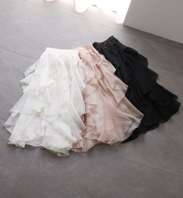 Seemi.by NICE CLAUP「【Seemi.by NICE CLAUP】フリルスカート」|スカート|
