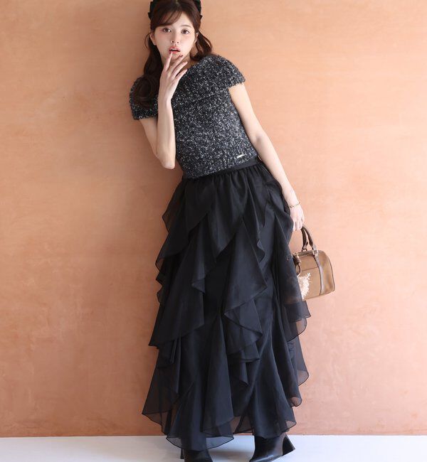 Seemi.by NICE CLAUP「【Seemi.by NICE CLAUP】フリルスカート」|スカート|