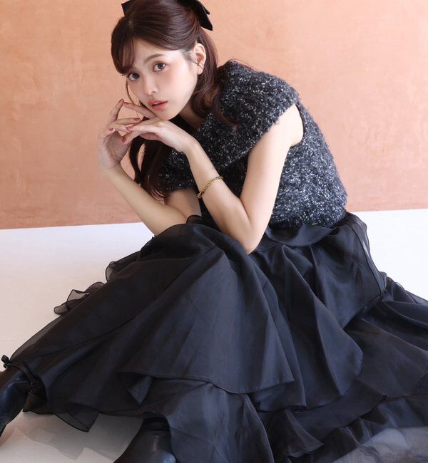 Seemi.by NICE CLAUP「【Seemi.by NICE CLAUP】フリルスカート」|スカート|