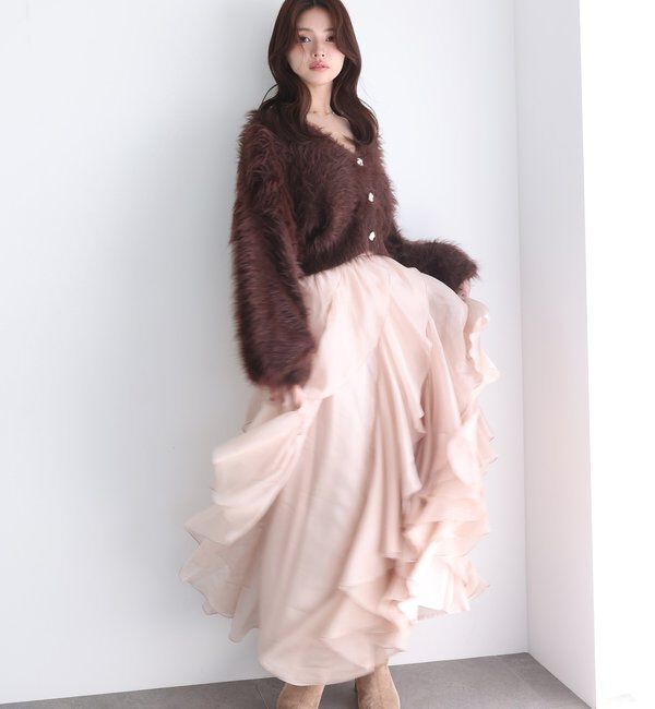 Seemi.by NICE CLAUP「【Seemi.by NICE CLAUP】フリルスカート」|スカート|
