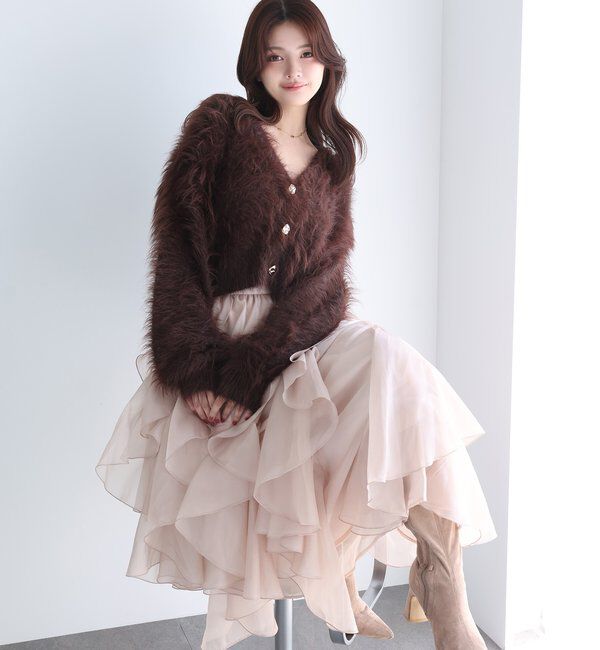 Seemi.by NICE CLAUP「【Seemi.by NICE CLAUP】フリルスカート」|スカート|