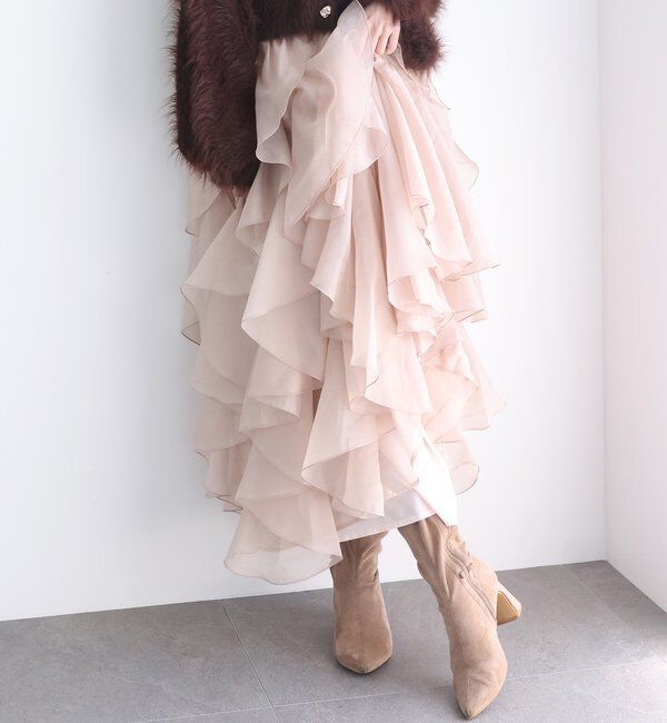 Seemi.by NICE CLAUP「【Seemi.by NICE CLAUP】フリルスカート」|スカート|