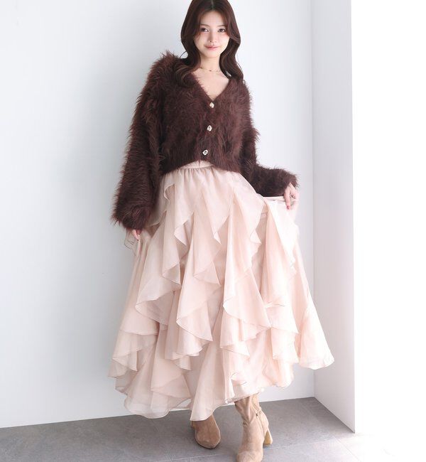 Seemi.by NICE CLAUP「【Seemi.by NICE CLAUP】フリルスカート」|スカート|