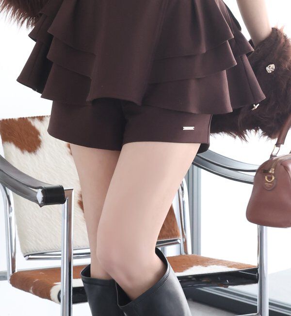 Seemi.by NICE CLAUP「【Seemi.by NICE CLAUP】ショートパンツ(セットアップ可能)」|その他|ブラウン