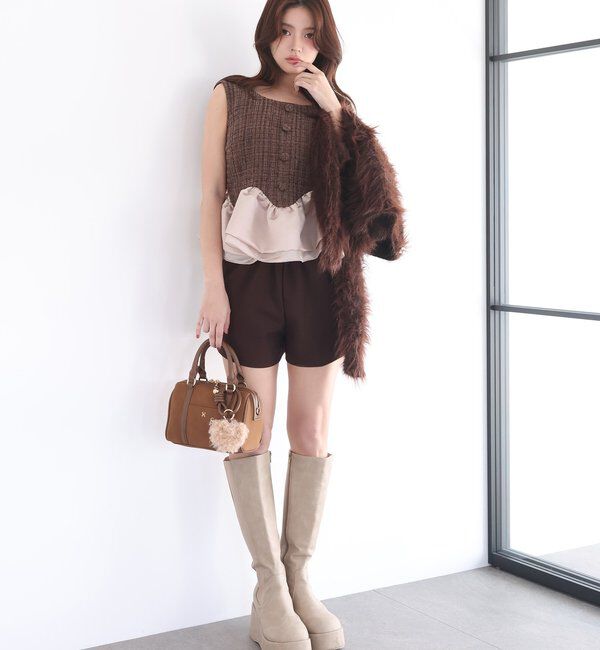 Seemi.by NICE CLAUP「【Seemi.by NICE CLAUP】ショートパンツ(セットアップ可能)」|その他|