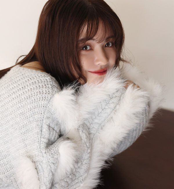 Seemi.by NICE CLAUP「【Seemi.by NICE CLAUP】ケーブルニット」|ニット・セーター|