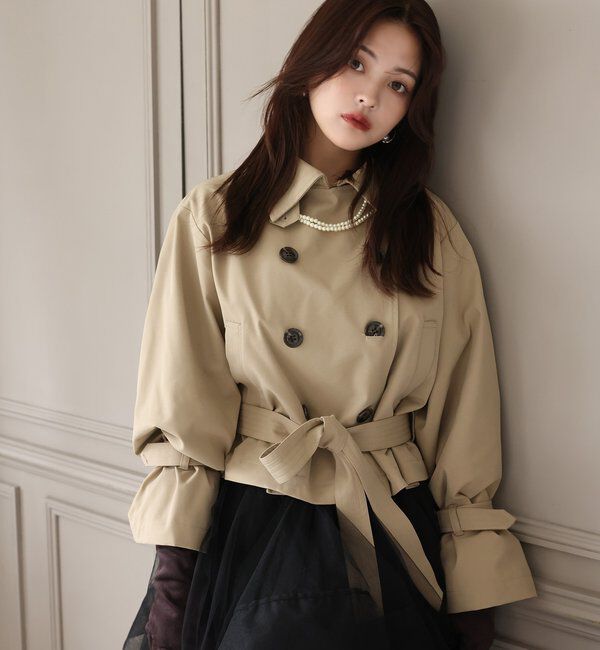 Seemi.by NICE CLAUP「【Seemi.by NICE CLAUP】トレンチジャケット」|ベスト・ジレ|
