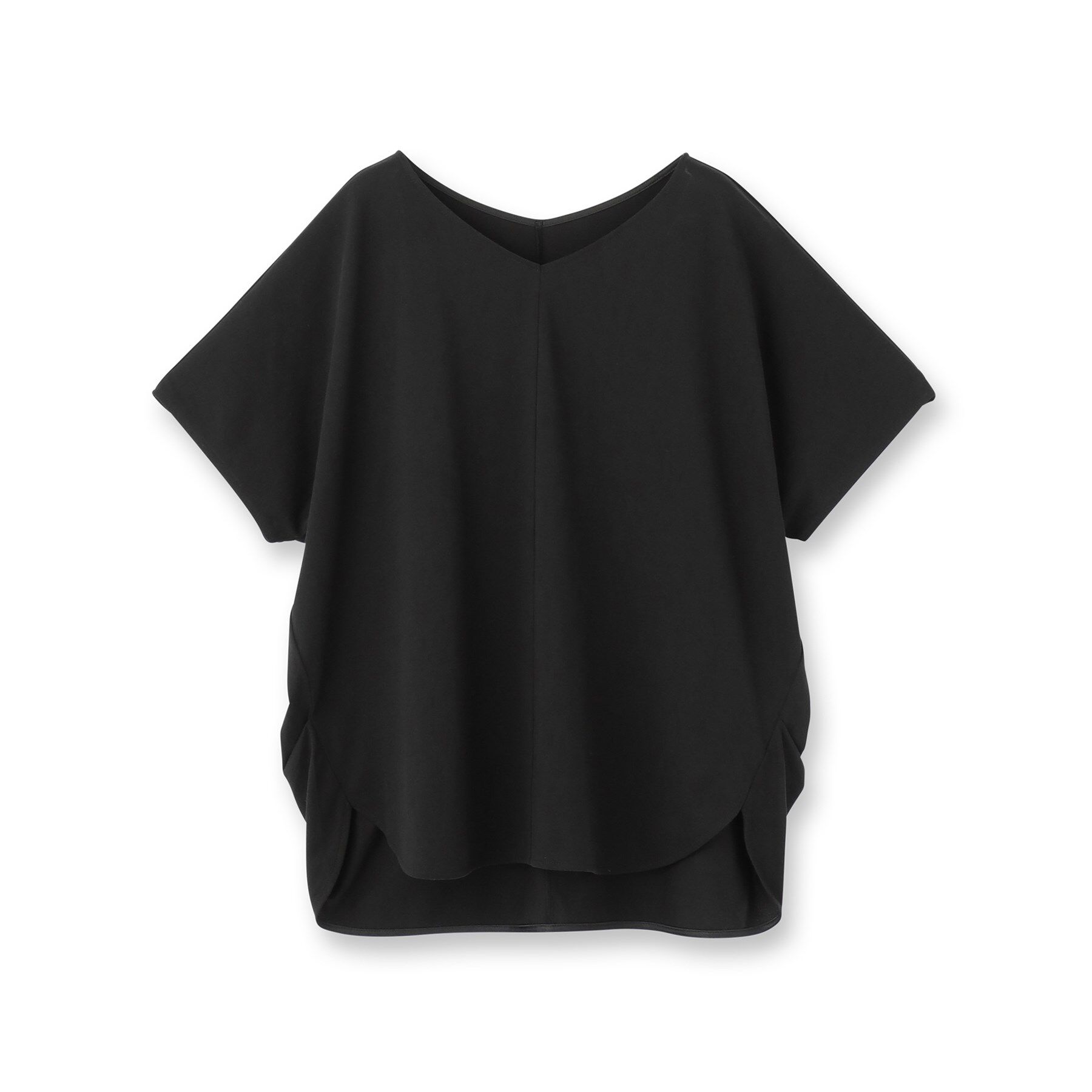 UNTITLED「【接触冷感/洗える】Vネックコットンプルオーバー」|Tシャツ・カットソー|