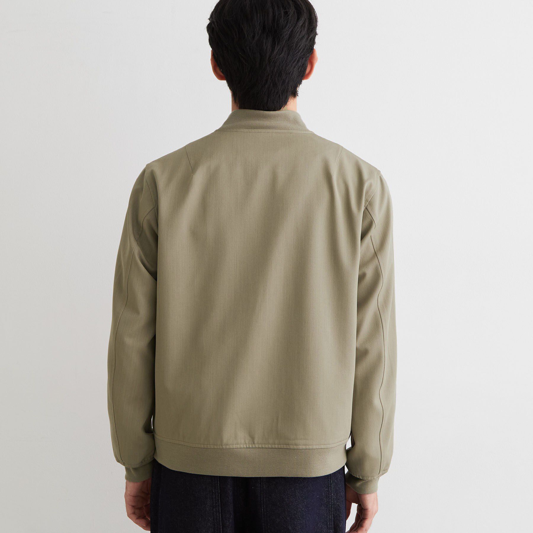 THE SHOP TK「【洗濯機OK／ストレッチ】FLEX LINE リブブルゾン」|ブルゾン・スタジャン|