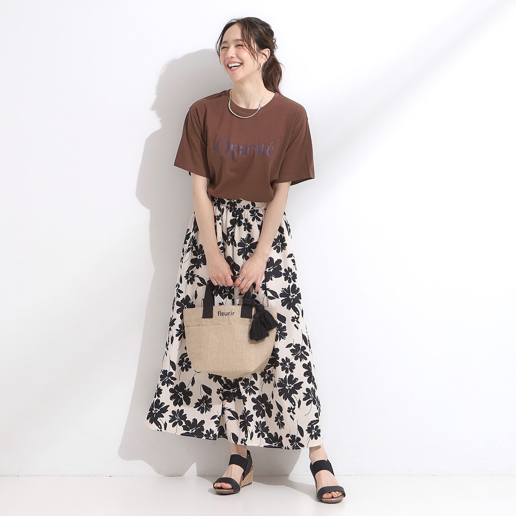SHOO･LA･RUE「【S-LL/ひんやり/UV】選べる6柄でそれぞれ欲しくなる プリントTシャツ」|Tシャツ・カットソー|