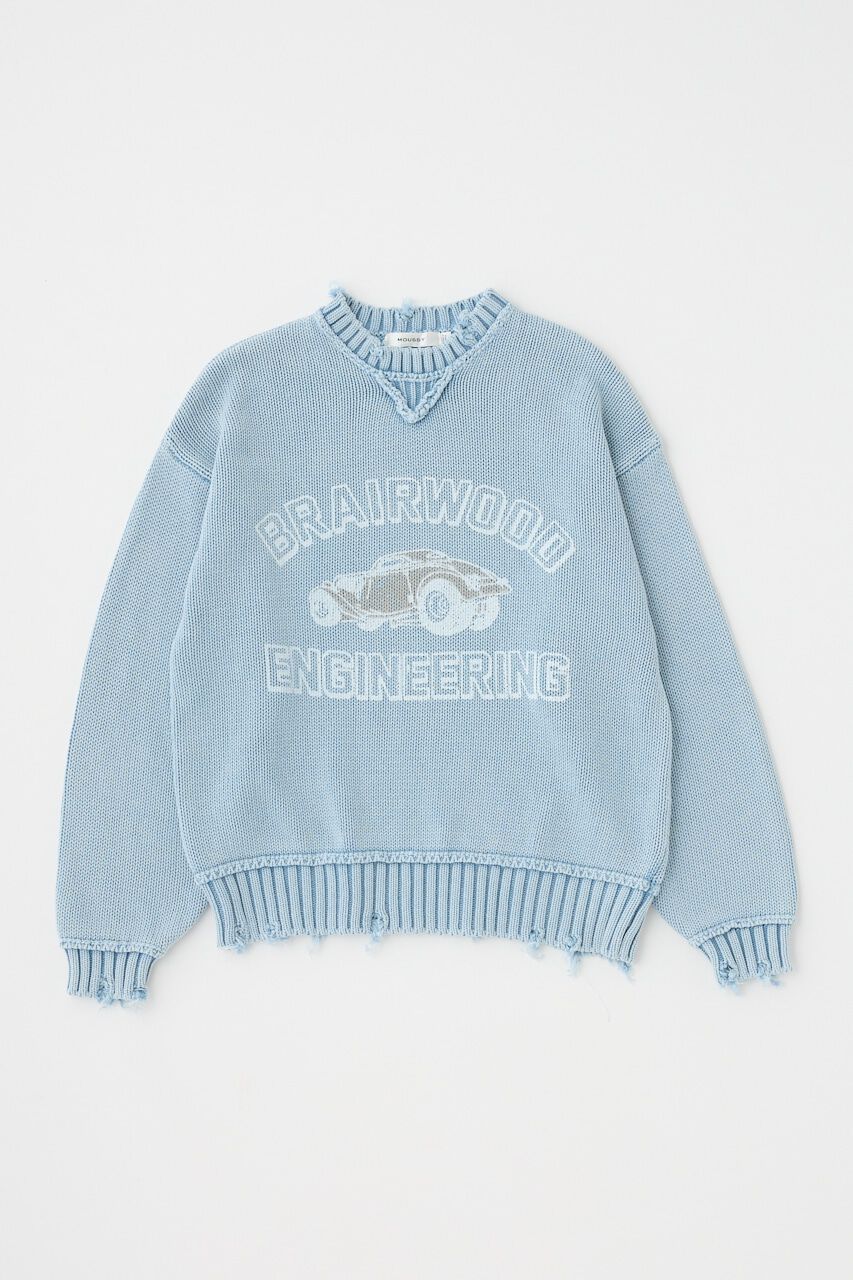 MOUSSY「VINTAGE LIKE PRINTED セーター」|ニット・セーター|