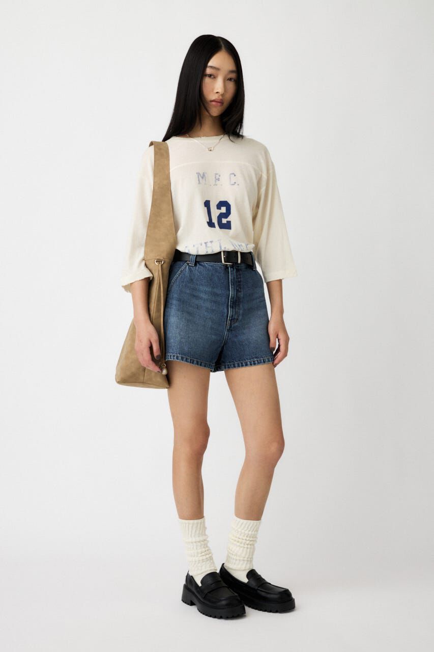 MOUSSY「BROKEN フットボール TEE」|Tシャツ・カットソー|