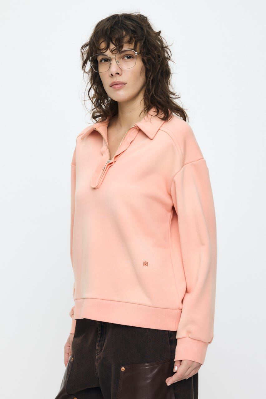 MOUSSY「HALF ZIP SWEAT POLO プルオーバー」|パーカー|