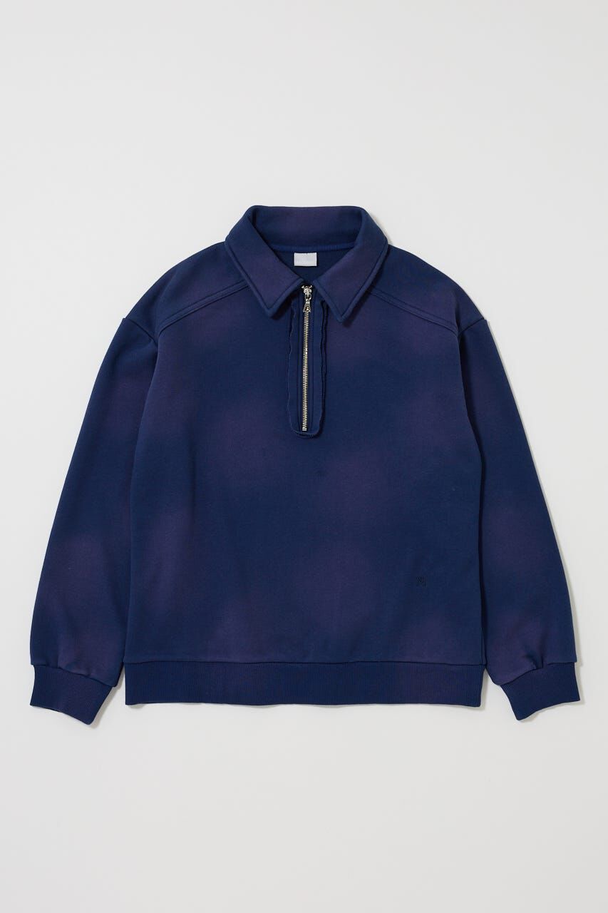 MOUSSY「HALF ZIP SWEAT POLO プルオーバー」|パーカー|