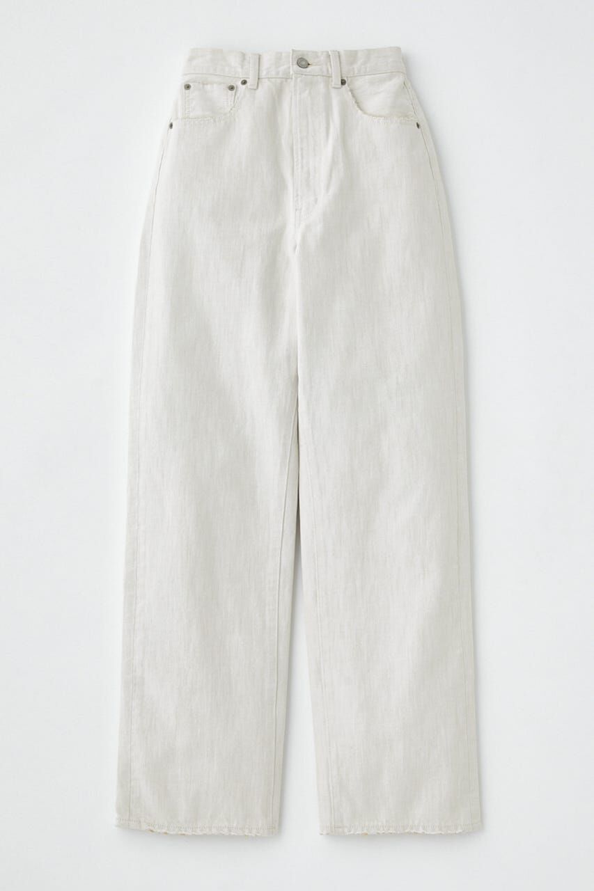MOUSSY「HW WHT LOOSE STRAIGHT」|デニム|