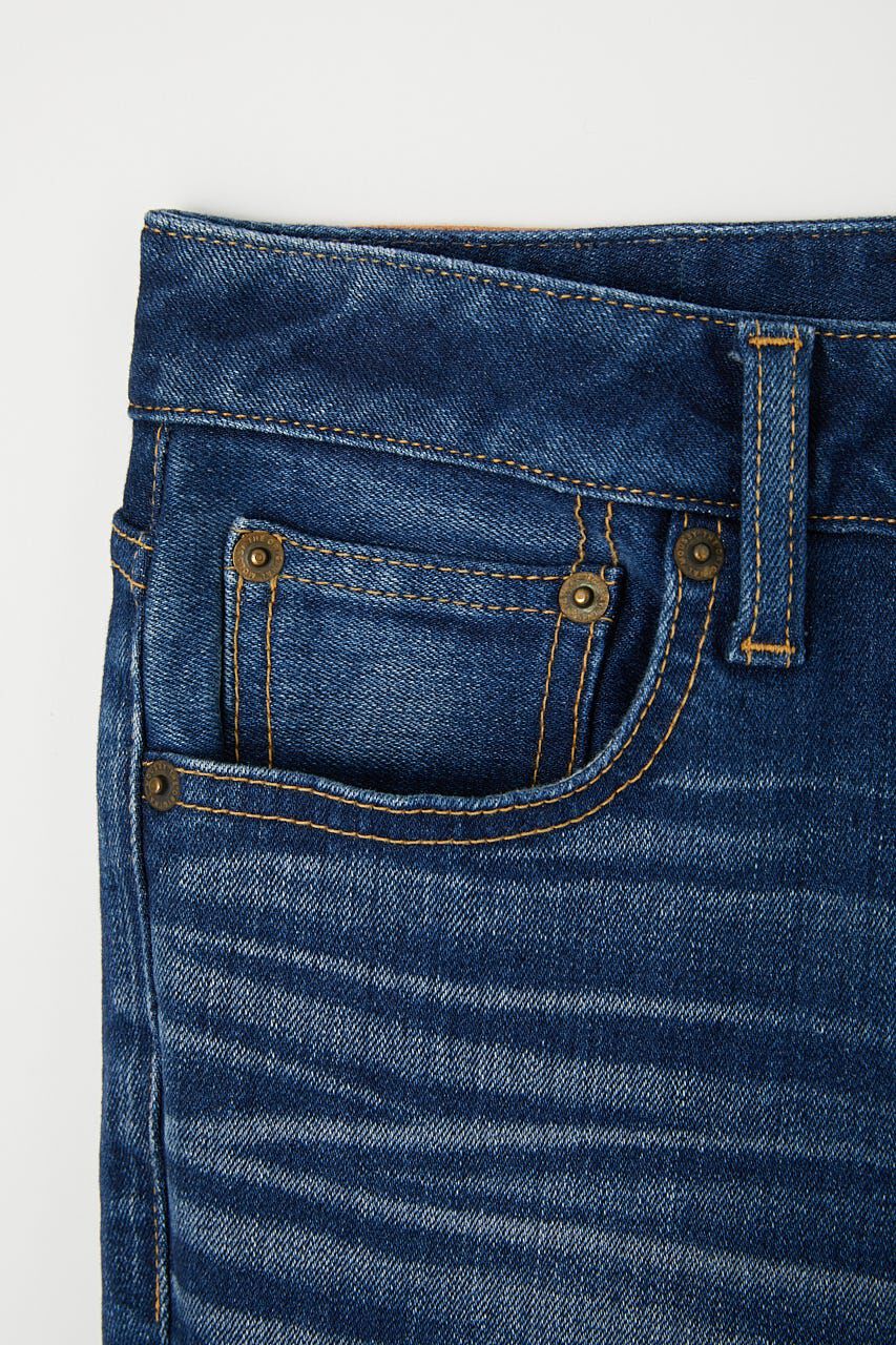 MOUSSY「WF Rebirth embroidery スキニー」|デニム|
