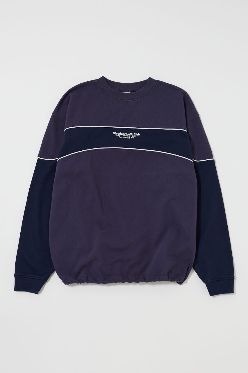 MOUSSY「BLOCK PANEL SWEAT シャツ」|パーカー|
