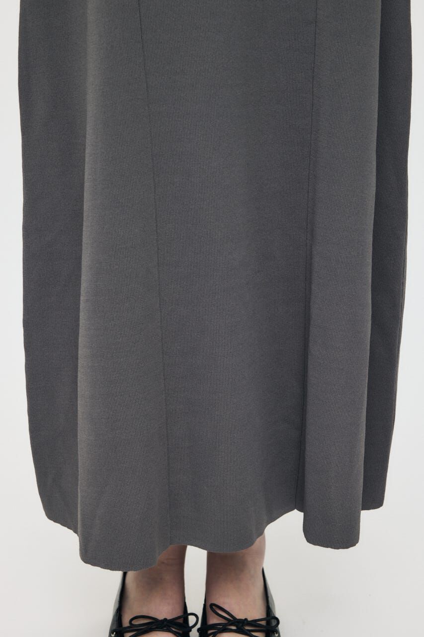 MOUSSY「OPEN NECK KNIT LONG ドレス」|ワンピース|