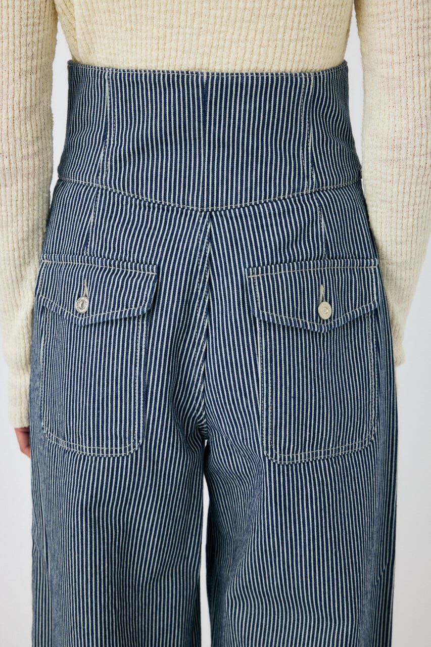 MOUSSY「CORSET DESIGN バギー」|デニム|