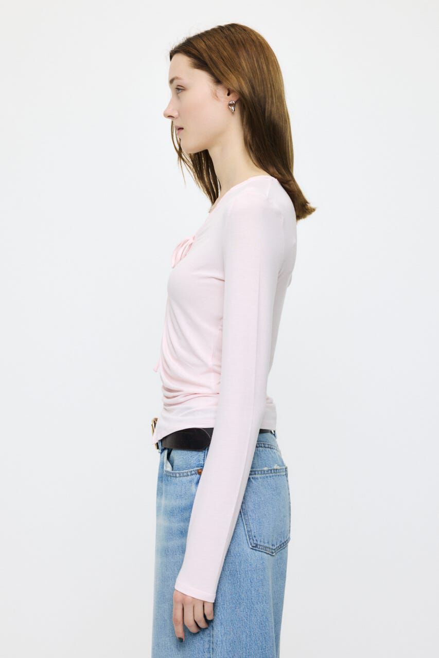 MOUSSY「GATHER V/N  トップス」|Tシャツ・カットソー|
