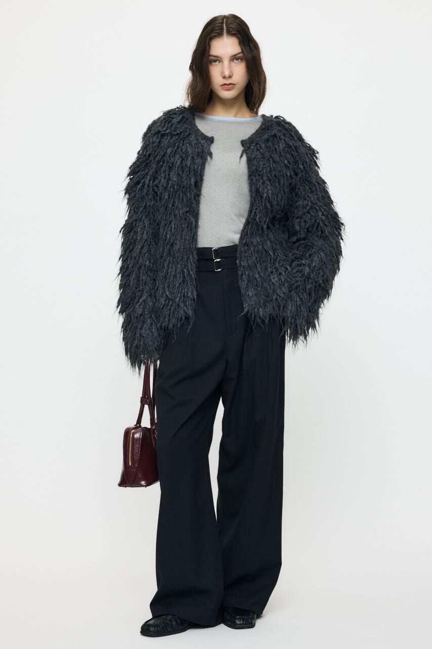 MOUSSY「BELTED WIDE TUCK パンツ」|その他|