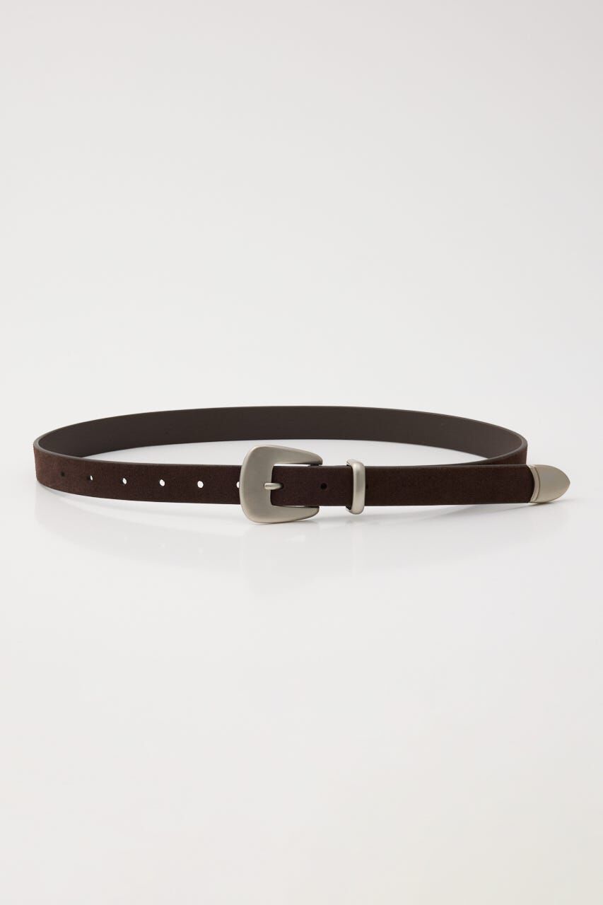 MOUSSY「GLOSS BUCKLE LEATHER ベルト」|ベルト|